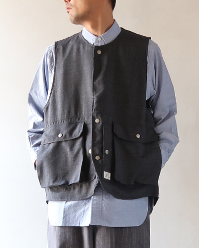 SASSAFRAS - Cultivator Vest - Woolino ササフラス カルチベーターベスト