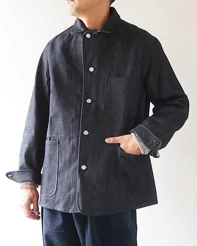 SASSAFRAS - Sprayer Jacket - 13.5oz Denim ササフラス スプレイヤージャケット