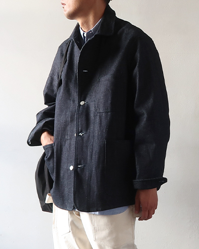 SASSAFRAS - Sprayer Jacket - 13.5oz Denim ササフラス スプレイヤージャケット