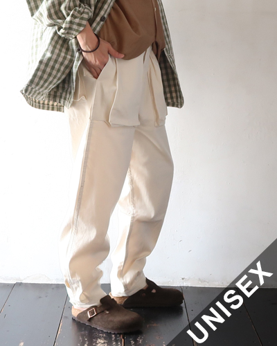 SASSAFRAS - Digs Crew Pants 4/5 - 8oz Denim ササフラス ディグスクルーパンツ 4/5