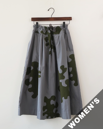 TIGRE BROCANTE ティグルブロカンテ TBアメーバカモフィセルロングスカート