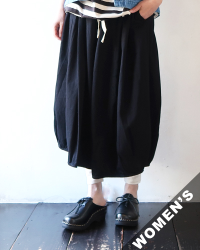 TIGRE BROCANTE ティグルブロカンテ 6オンスデニム バレルロングスカート