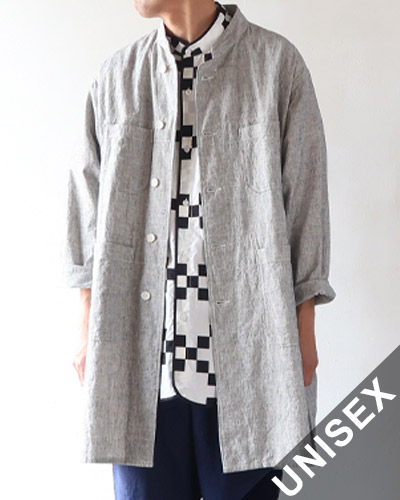 Engineered Garments - Dayton Long Shirt - Cotton Linen Melange エンジニアドガーメンツ デイトンロングシャツ