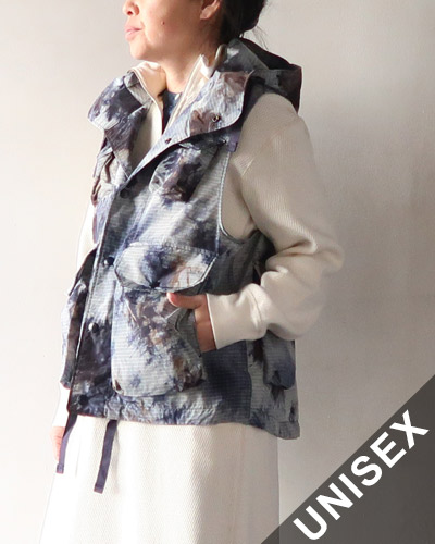 Engineered Garments - Field Vest - Tie Dye Print Ripstop エンジニアドガーメンツ フィールドベスト
