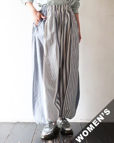 Engineered Garments - Balloon Pant - Stripe Cotton Chambray エンジニアドガーメンツ バルーンパンツ