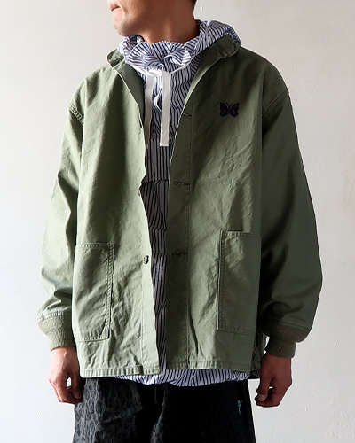 NEEDLES - Army Shirt - Reversed Sateen ニードルズ アーミーシャツ