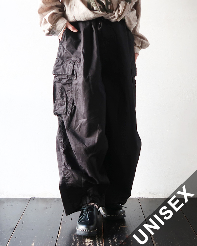 NEEDLES - H.D. Pant - BDU - BLACK ニードルズ ヒザデルパンツ