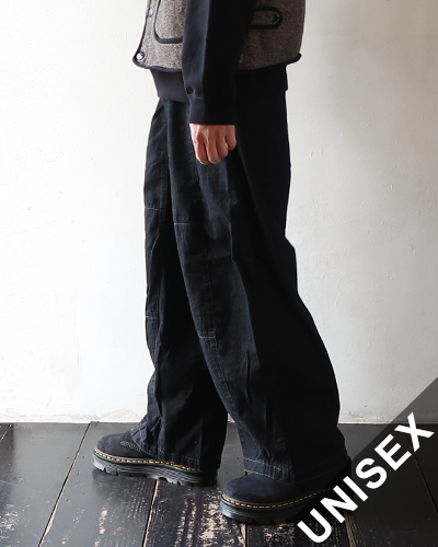 NEEDLES - H.D. Pant - 6oz Denim - BLACK ニードルズ ヒザデルパンツ