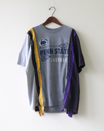 REBUILD by NEEDLES - 7 Cut Wide Tee - College - PATTERN-C リビルドバイニードルズ 7カット ワイド Tシャツ メール便可