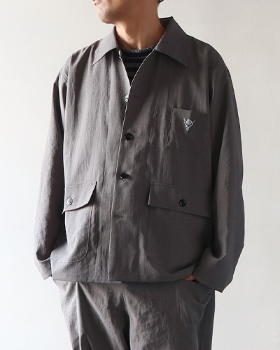 South2 West8 - Hunting Shirt - Poly Oxford サウス2ウエスト8 ハンティングシャツ