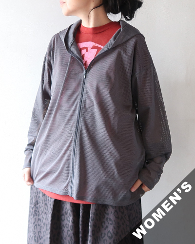 South2 West8 - Zipped Hoody - Knit Mesh サウス2ウエスト8 ジップフーディ
