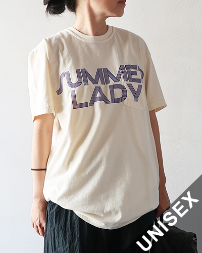 THE DAY ON THE BEACH - Comfort-T "SUMMER LADY" ザデイオンザビーチ コンフォートTシャツ メール便可