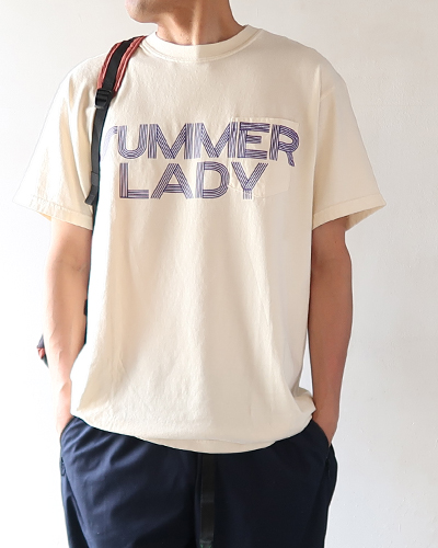 THE DAY ON THE BEACH - Comfort-T "SUMMER LADY" ザデイオンザビーチ コンフォートTシャツ メール便可