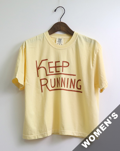 THE DAY ON THE BEACH - Comfort Boxy-T "Keep Running" ザデイオンザビーチ コンフォート ボクシー Tシャツ メール便可