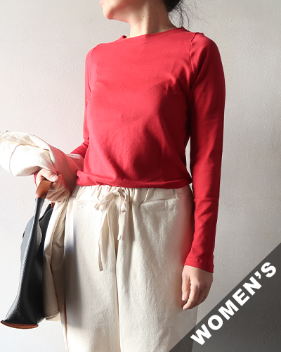 TIGRE BROCANTE ティグルブロカンテ コットンニット天竺インナー長袖Tシャツ メール便可