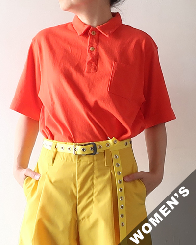 TIGRE BROCANTE ティグルブロカンテ BDドライ天竺 ポロTシャツ ORANGE メール便可