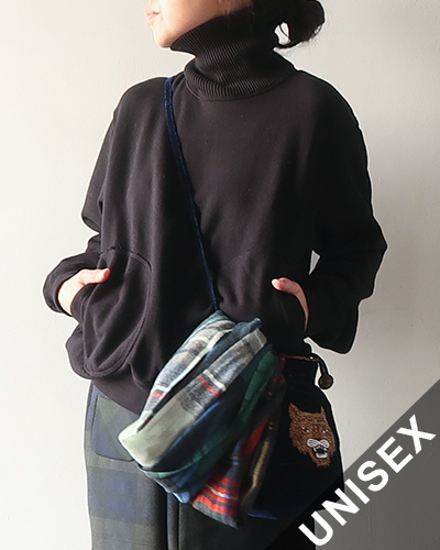 TIGRE BROCANTE ティグルブロカンテ BD裏毛 ダブルリブ タートルスウェット