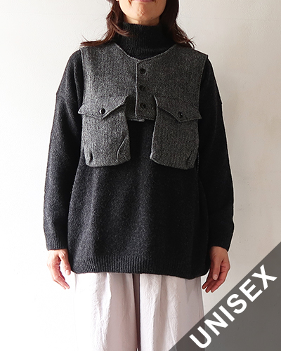 Engineered Garments - Engineered Garments - Support Vest - Poly Wool Herringbone エンジニアドガーメンツ サポートベスト