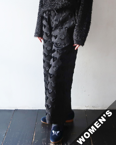 NEEDLES - Pajama Pant - Cut Jaquard Heart Fringe ニードルズ パジャマパンツ