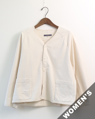 TIGRE BROCANTE ティグルブロカンテ ミディアムハード天竺 ARMYカーディガン NATURAL