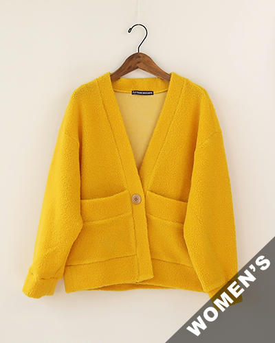 TIGRE BROCANTE ティグルブロカンテ ウールパイルガウンカーディガン