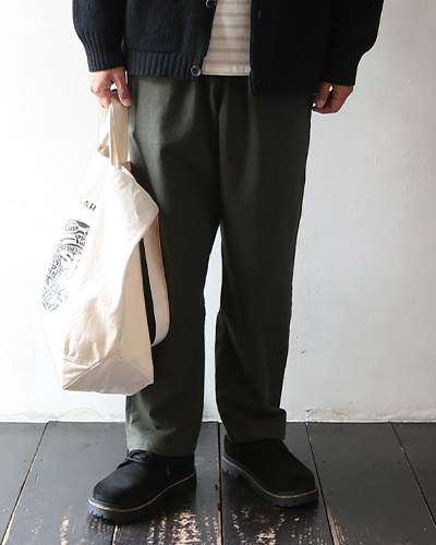 TIGRE BROCANTE ティグルブロカンテ ミディアムハード天竺 MD スウェットパンツ KHAKI