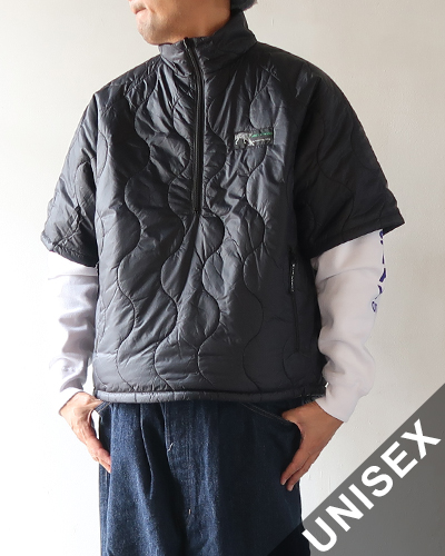 WILDTHINGS - REVERSIBLE BELAY TEE - BLACK×BLACK ワイルドシングス リバーシブルビレイティー