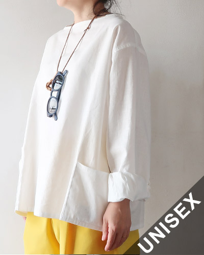 Yarmo -  "THE UNIFORM" SMOCK - Ramie / Cotton ヤーモ スモック
