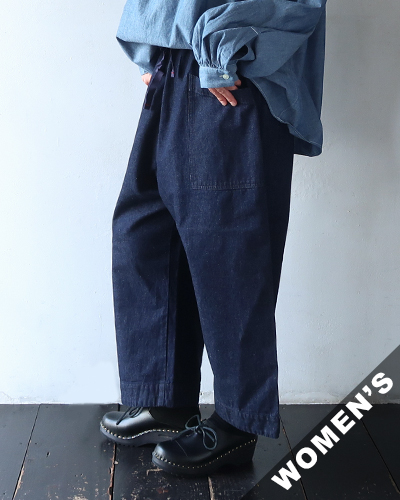 TIGRE BROCANTE ティグルブロカンテ 10オンス デニム ミャオ 9分丈パンツ INDIGO