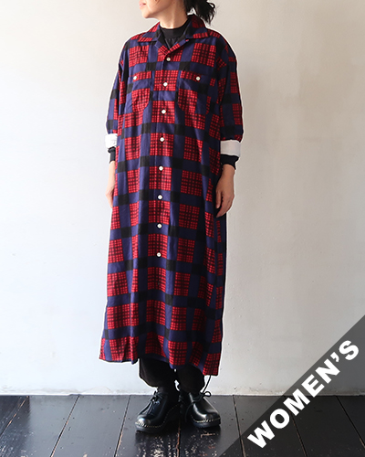 NEEDLES - China Shirt - Polka Dot Jacquard ニードルズ