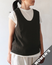 【リネン100% 】homspun♡ホームスパン♡七分袖 ♡トップス♡ゆったり homspun(ホームスパン) コットンリネン コンパクトヤーン 七分袖