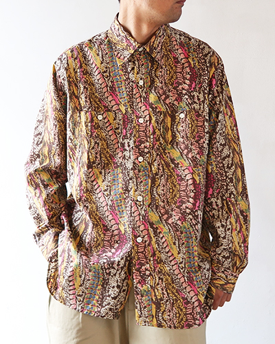 NEEDLES - Italian Collar Shirt - Pt. Cotton Lown - BOTANICAL