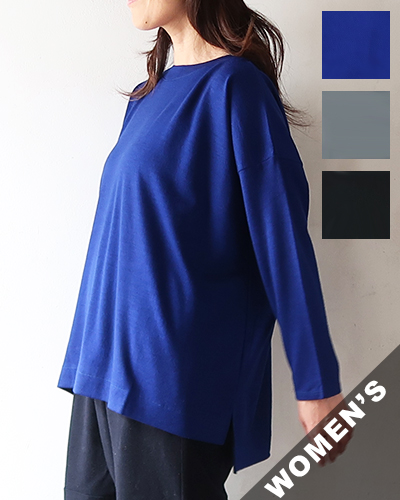 sirenemermaid シレーヌマーメイド ウォッシャブルウール ボートネックオーバートップス メール便可