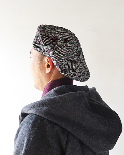 NEEDLES - Beret - W/PE/R/N Tweed - HERRINGBONE ニードルズ ベレー