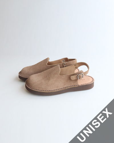 Organic handloom - MEISSEN - NEW TAUPE オーガニックハンドルーム クロッグサンダル