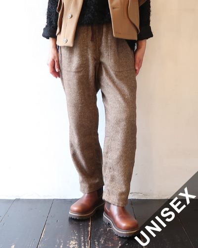 TIGRE BROCANTE ティグルブロカンテ C/Pネルツイル タゴサクロングパンツ BROWN