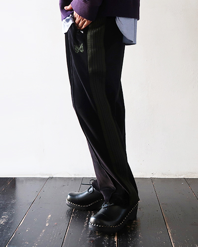 NEEDLES - Narrow Track Pant - C/Pe Velour ニードルズ トラックパンツ 