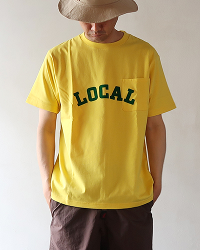 RIDING HIGH - FLOCKY PRINT TEE - BAY CITY ライディングハイ フロッキープリントTシャツ メール便可