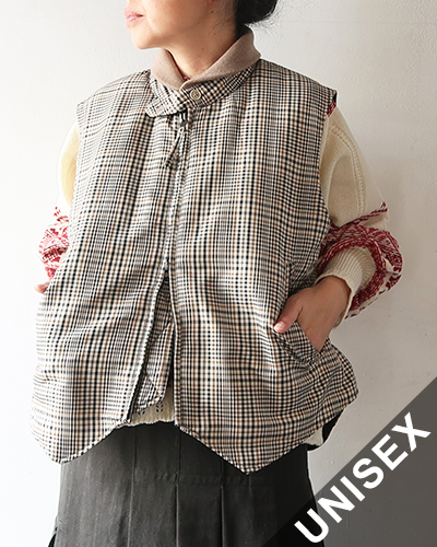 Engineered Garments - LL Vest - Plaid Polyester Cloth エンジニアドガーメンツ エルエルベスト