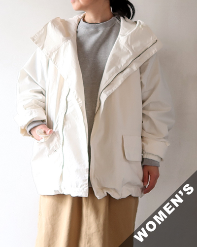 nanamica - Hooded Deck Jacket - OFF WHITE ナナミカ フーデッド 