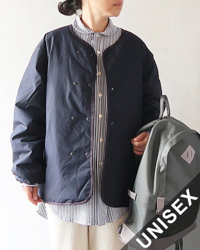 nanamica - Reversible Down Cardigan - NAVY ナナミカ リバーシブルダウンカーディガン