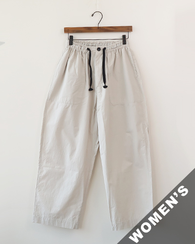 SOWBOW - SOWBOW EASY PANTS WIDE TYPEWRITER - BEIGE 蒼氓 イージーパンツ(太)