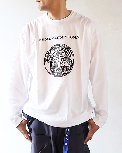 HAVERSACK ハバーサック 度詰天竺ボーダークルーネックロングTシャツ MEN'S