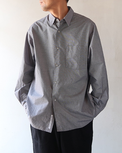 nanamica ナナミカ レギュラーカラーウインドシャツ S SUGF354 nanamica - Regular Collar Wind Shirt ナナミカ レギュラー