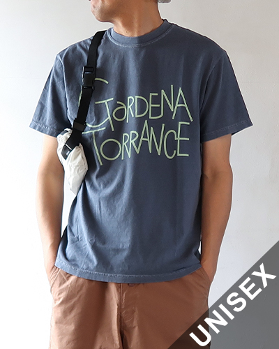 THE DAY ON THE BEACH - Comfort-T "South bay LAX" - DENIM ザデイオンザビーチ コンフォート Tシャツ メール便可
