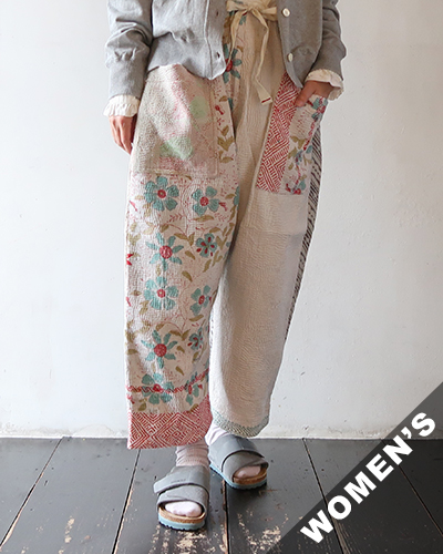 TIGRE BROCANTE ティグルブロカンテ ヴィンテージホワイト カンタミックス ミャオ9分丈パンツ