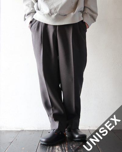 FLISTFIA - Tuck Wide Pants フリストフィア タックワイドパンツ