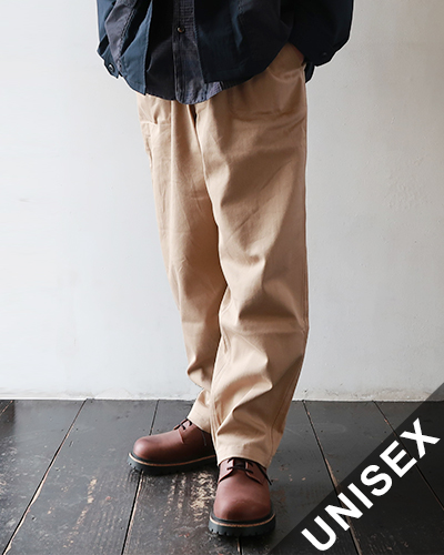 Yarmo - "THE UNIFORM" COOK EASY PANTS - STRETCHED TWILL ヤーモ コックイージーパンツ