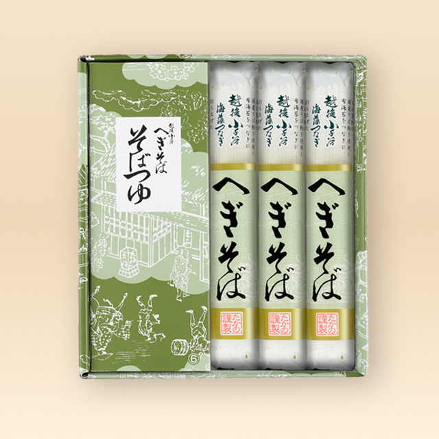 越後小千谷へぎそば３束６つゆ付