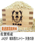 令和6年産　佐賀県産　ＪＡさが　城田西カントリー　プレミアム　天使の詩（玄米1Kg）　